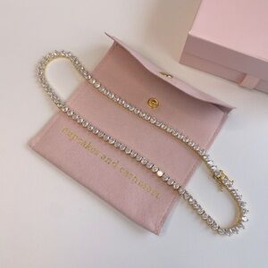 cupcakes & cashmere tennis necklace